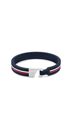 Tommy Hilfiger Jewelry Silikonarmband für Herren - Erhältlich aus Weiss oder Blau – Ansicht 1