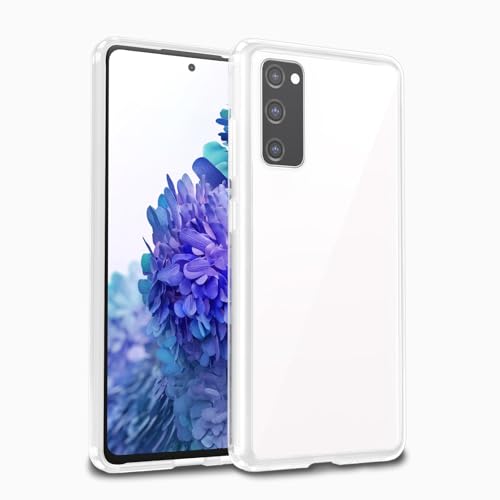 Image of Case for Samsung Galaxy S20 FE, Military Grade Drop Protection Phone Case, Yellowing Resistant, Anti-Scratch Hard PC Back, Shockproof Hard Ultra-Thin Protective Cover, Clear