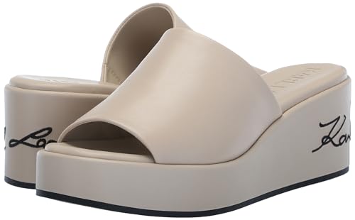 Image of KARL LAGERFELD Women's Calvina Slip on Platform Wedge Sandal