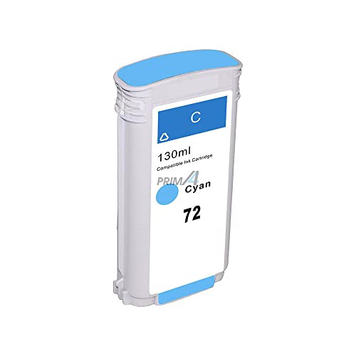  PrimA4 - C9371A 72 130ml Ciano Cartuccia d\'Inchiostro Compatibile Con Plotter Hp DesignJet T1100, T1200, T1300, T2300