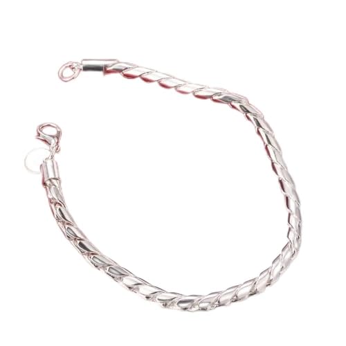 Bracelet maille torsadée 4 mm une idée cadeau idéale mixte