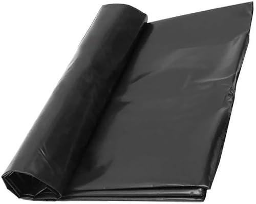 Pealihuy Fischteich-Unterlage aus HDPE-Folie, verstärkter Teich for den Außenbereich, Koi, Gartenbrunnen, Wasserfall(2x5m)