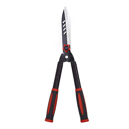 Hedge Shears - with Wavy Sk-5 Blades, Shock-Absorbing Bumpers, Strong Steel Grip Handles and Adjustable Tension Control Knob,Garden Manual Shears