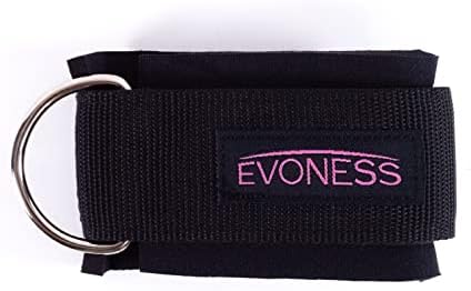 Ankle Straps for Cable Machines and Resistance Band Plus Carry Bag– Premium Fitness Ankle Straps Attachment for Weightlifting and Workout with Ankle Cuffs for Legs, Abs and Glute Exercises