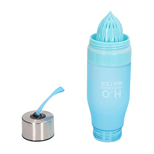 Cocoarm Bouteille d'eau avec Infuseur de Citron, Bouteille d'Infuseur de Fruits de 650 Ml avec Presse-agrumes, PC et Acier Inoxydable 304, de Boisson Légère...