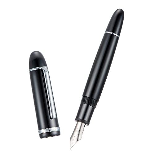 4Pcs Assorted Colors Jinhao X159 Acrylic Fountain Pen Set, Size 8 Extra Fine Nib Classic Design Smooth Writing Pen With Converter #TOP4