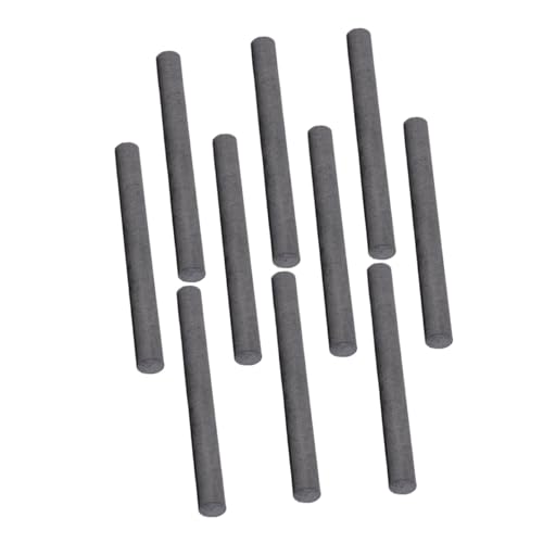 HOMSFOU Carbon Graphite Electrode Rods 6mm Diameter Conductive Stirring Rods for Metal Casting Jewelry Making