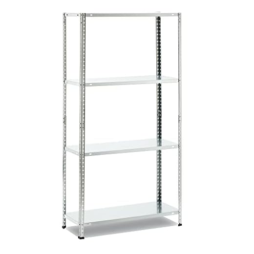 Garden Friend Estantería de metal, color plateado