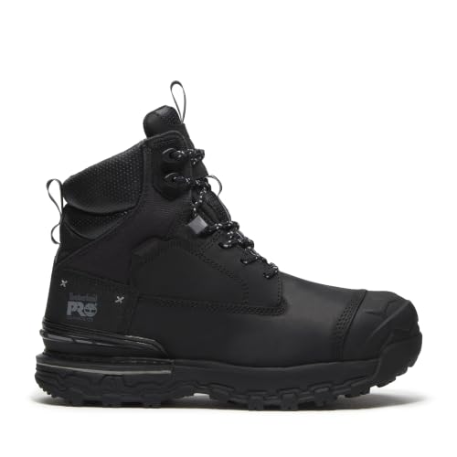 Image of Timberland PRO Men's 6 Grey /Black Boondock Comp Toe WP SR Boot