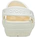 Crocs Classic Clogs with Floral Cut Out Design Chalk Men's 5, Women's 7 Medium