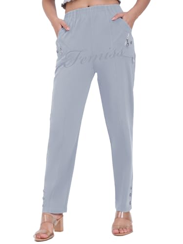 Pantalon léger pleine longueur extensible et agréable à porter