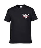100 % Baumwolle. AILIBOTE Smirnoff T-Shirt für Herren Gr. L, Schwarz