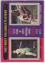 1975 Topps Baseball Card #195 Hank Aaron