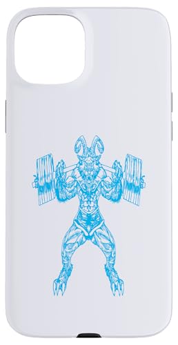 Beast ウェイトリフティング バーベル フィットネス 動物 ジム ワークアウト スマホケース iPhone 15 Plus 用
