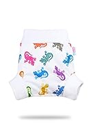 Petit Lulu Überhose (Schlupfüberhose) Größe L (9-13 kg) für Höschenwindeln und Nachtwindeln (Geckos)