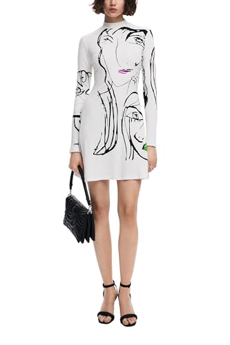 Image of Desigual Women's Woman Knit Dress Long Sleeve