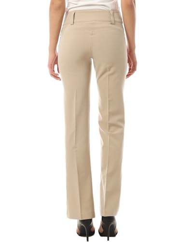MixMatchy Women's Relaxed Bootcut Dress Pants Business Casual Work Pants Trousers Slacks4