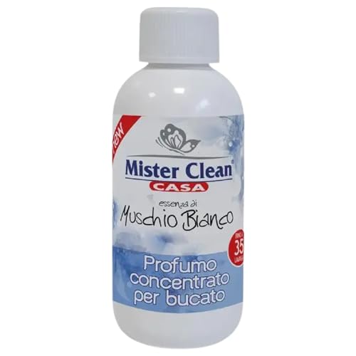 Mister Clean Profumo concentrato per bucato, Muschio Bianco 250 ml