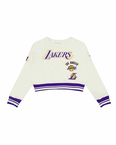 Image of Pro Standard Big Girls NBA Retro Classics Fleece Crewneck Sweatshirt