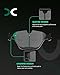 SCITOO Front Rear Disc Brake Pad Set Semi-Metal Fit for BMW 525i | 525xi | 528i | 528i xDrive | 528xi | 530i | 530xi | 535i xDrive | 535xi | M3