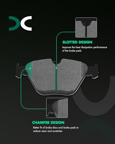 Image of SCITOO D1267 D918 Front Rear Semi-Metallic Brake Pads Sets Fit For BMW 328i | For 328i xDrive | For 328xi | For X1