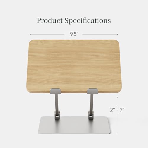 Image of Branch Adjustable Laptop Stand, Portable Wooden Laptop Riser