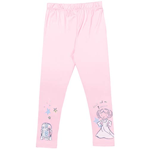 Star Wars C-3Po Princess Leia Chewbacca Little Girls 3 Pack Leggings 6-6X #TOP5