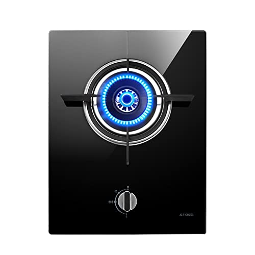 Aouoeeo Placa de Gas, Encimera de Gas, Cocina de Gas de 4 quemadores, 2 kW, empotrada, 2022, con Placa de cocción de Vidrio Templado Negro, fácil de Usar.