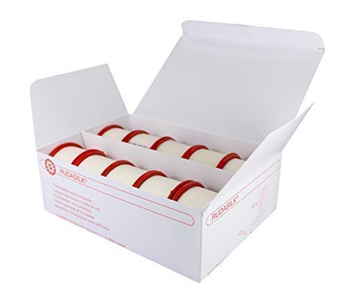 Rudafix - Esparadrapo (10 rollos, hipoalergénico, 2,5 cm x 9,14 m) Cover