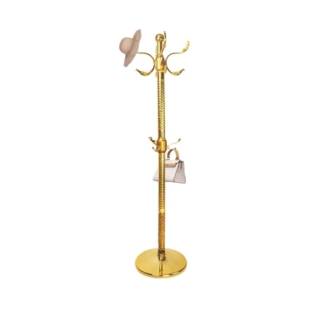 DFHS46JK Hat Rack Metal Coat Rack Freestanding With 14 Hooks Entry Way Heavy Duty Tree For Hats, Scarves And Handbags for Office