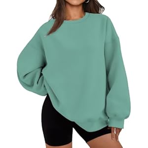 LACOZY Women’s Long Sleeve Sweatshirts Crewneck Casual Pullover Sweaters Oversized Loose Fall Top Jumpers