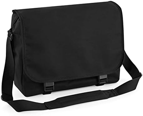 Bagbase Adjustable Messenger Bag (11 Liters) (One Size) (Black)