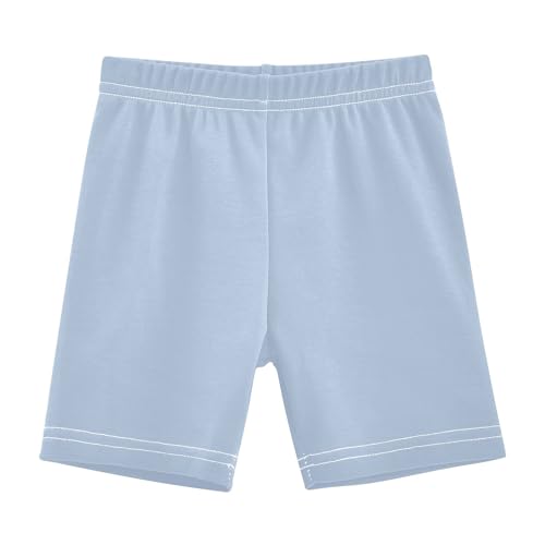 CHIFIGNO Light Steel Blue Cartwheel Shorts for Girls Bike Shorts Breathable Under Dress Dance Short 5T