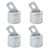 1-5/8" Chain Link Fence Rail End, VIVIDA Fence Top Rail End, for 1-5/8" OD Top Rail Pipe, Galvanized