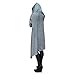 Xuan2Xuan3 Womens Kangaroo Pockets Loose Hoodies Sweatshirts Outerwear Coat Dress, Gray, XX-Large