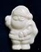 Diabeticfriendly® Sugar Free White Chocolate Santa, 6 pack of .4 oz, Individually Wrapped