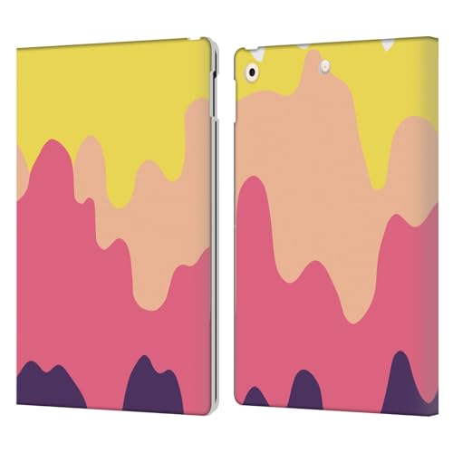 Étui en cuir de qualité Ninola Splash Pink pour tablette Apple iPad 10.2