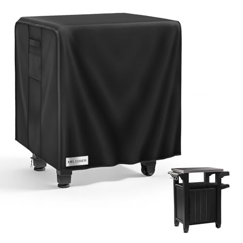 Image of MR. COVER Outdoor Prep Table Cover, Compatible with 36 inch Keter Unity Small Portable Table, 600D Heavy Duty Waterproof for Grill Dining Kitchen Island Cart Protective, Outdoor Storage Cabinet Cover