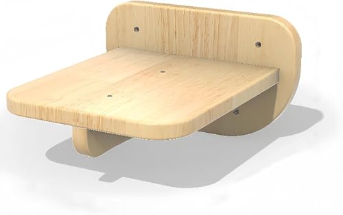 【Loryikarfur】木製猫用壁掛け階段・ステップ棚|登り・遊び・くつろぎ用I23