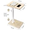 Amazon.com: YUHFERA Sofa Armrest Tray Table for Couch - 360° Swivel Height Adjustable End for ...