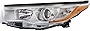 CarLights360: For Toyota Highlander Headlight Assembly 2014 2015 2016 Driver Side Chrome DOT Certified w/Bulbs TO2502221