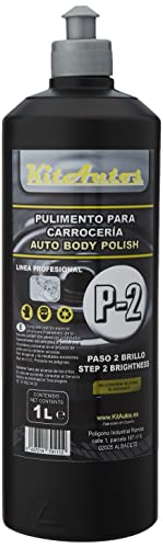 Kitautos PC112 Autopolitur, 1 L Schnitt + 1 L Glanz + Polierschwamm, mehrfarbig, 150 mm