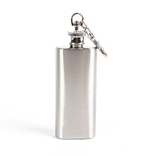 Yeshi Mini portátil bolsillo petaca 2 oz  de acero inoxidable para envuelto y 100% a prueba de fugas  se adapta a cualquier traje para discretos de licor Shot potable 2oz