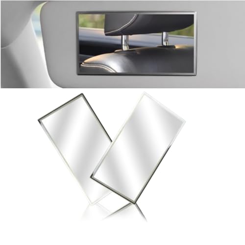 Selbstklebender Makeup Spiegel Für Auto Sonnenblende - 15x8cm Ellipse HD Qualität