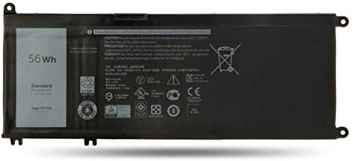 BOWEIRUI 33YDH (15.2V 56Wh 3500mAh) Replacement Laptop Battery for Dell Inspiron 13 7353 17 7000 17 7773 17 7778 17 7779 G3 15 3579 17 3779 G5 15 5587 G7 15 7588 Series PVHT1 DNCWSCB6106B
