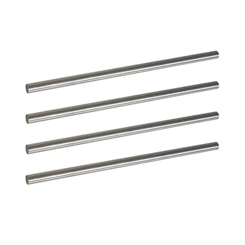 Bilaida 4pcs 8mmx440mm (0.3x17.32 inch) 304 Stainless Steel Solid Round Rod for DIY Craft (Dia 8mm)