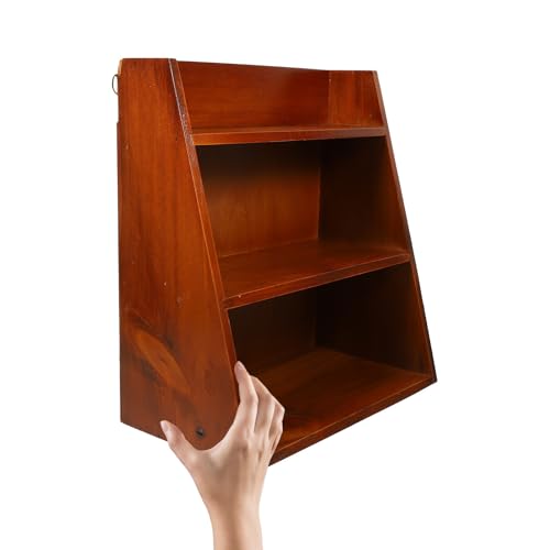 Estante de madera resistente para almacenamiento vertical en hogar y estancias 2