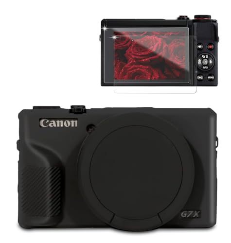 Funda para cámara Canon G7X Mark III silicona suave miniatura 1