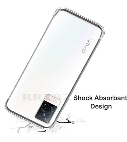 Image of Soft Back Case Cover Compatible with Compatible with Vivo V21e 5G, TPU