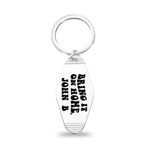 KUIYAI Portachiavi serie TV Show Amante Regalo OBX Regalo Pogue Life Gift John B Fan Gift North Carolina Regalo Portalo, Portalo, S